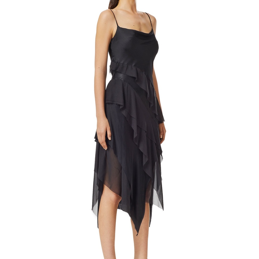 Diesel ruffle slip dress
